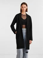 Swetry damskie - Pieces Kardigan 17140860 Czarny Regular Fit - miniaturka - grafika 1