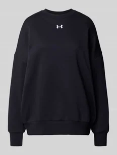 Bluza o kroju oversized z prążkowanymi wykończeniami - Bluzy damskie - miniaturka - grafika 1