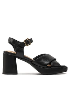 Clarks Sandały Ritzy75 Rae 26176646 Czarny - Sandały damskie - miniaturka - grafika 1