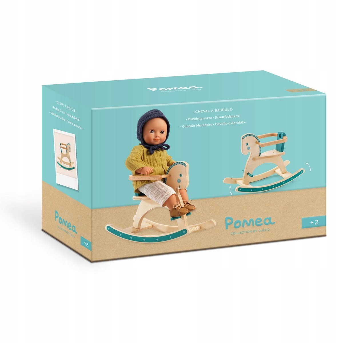 Drew. konik na biegunach dla lalek POMEA DJ07799