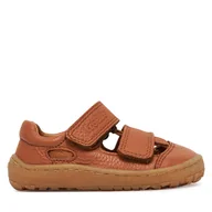 Buty dla dziewczynek - Sandały Froddo Barefoot Sandal G3150266-2 M Brązowy - miniaturka - grafika 1