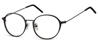 Okulary korekcyjne, oprawki, szkła - Lenonki zerowki Oprawki okulary korekcyjne 971A czarne - miniaturka - grafika 1