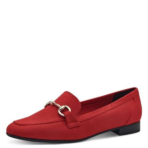 Marco Tozzi Damskie kapcie 2-24212-42, Cherry, 37 EU, Cherry, 37 eu