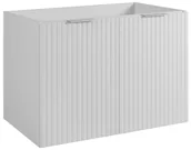 Szafki łazienkowe - Biała dwudrzwiowa wisząca szafka do łazienki 80 cm R2-E70 - miniaturka - grafika 1