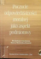 Psychologia - Poczucie odpowiedzialności moralnej jako aspekt podmiotowy - miniaturka - grafika 1