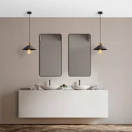 Lampy sufitowe - Opviq Żyrandol GMN-00007 1-pkt. drewniany detal czarny - miniaturka - grafika 1