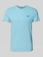 Koszulki męskie - T-shirt z wyhaftowanym logo - miniaturka - grafika 1