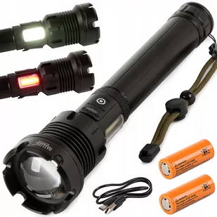 Latarka taktyczna bailong led xhp160 cob mocna - Latarki - miniaturka - grafika 1