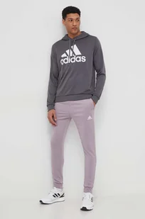 adidas dres męski kolor szary - Dresy męskie - miniaturka - grafika 1