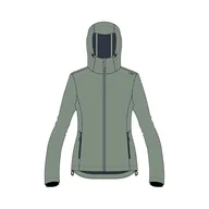 Kurtki damskie - CMP Damska kurtka softshellowa z stałym kapturem, Mineral, 40 - miniaturka - grafika 1