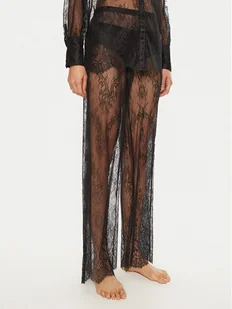 Hunkemöller Spodnie materiałowe Camille 300598 Czarny Relaxed Fit - Spodnie damskie - miniaturka - grafika 1