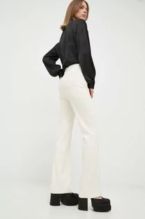 Spodnie damskie - Morgan jeansy damskie high waist - grafika 1