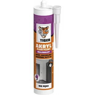 Tiger - Akryl elastyczny bialy - Silikony - miniaturka - grafika 1