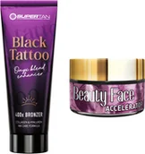 Balsamy i kremy do opalania - Supertan Black Tattoo + Słoiczek Beauty Face - miniaturka - grafika 1
