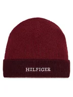Czapki dla dzieci - Tommy Hilfiger Czapka AU0AU01930 Czerwony - miniaturka - grafika 1