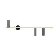Lampy ścienne - Aldex TREVO 3 BLACK BRASS 1083Y40_2 kinkiet 3x35W/GU10  IP20 - miniaturka - grafika 1