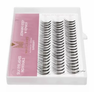 Many Beauty - Many Lashes - Supersoft Silk Eyelashes Individuals - Jedwabne rzęsy w kępkach - 20 DC 15 mm - Sztuczne rzęsy i akcesoria - miniaturka - grafika 1