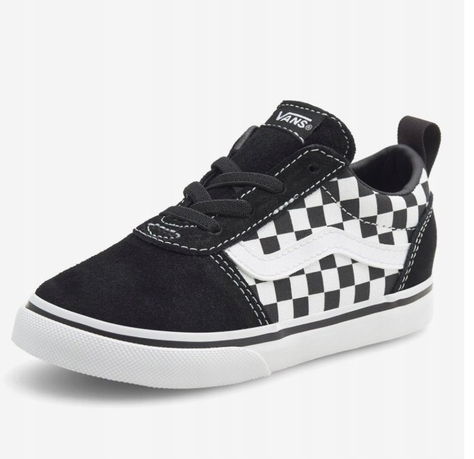 VANS TRAMPKI DZIECIĘCE CZARNE ZE SKÓRĄ 21 1Ż7S