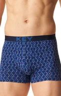 Majtki damskie - Key granatowe bokserki męskie MXH 516, Kolor granatowy-wzór, Rozmiar M, Key - Primodo.com - miniaturka - grafika 1