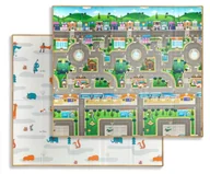 Maty piankowe - Milly Mally Mata piankowa składana Play City and Fields T1 - miniaturka - grafika 1