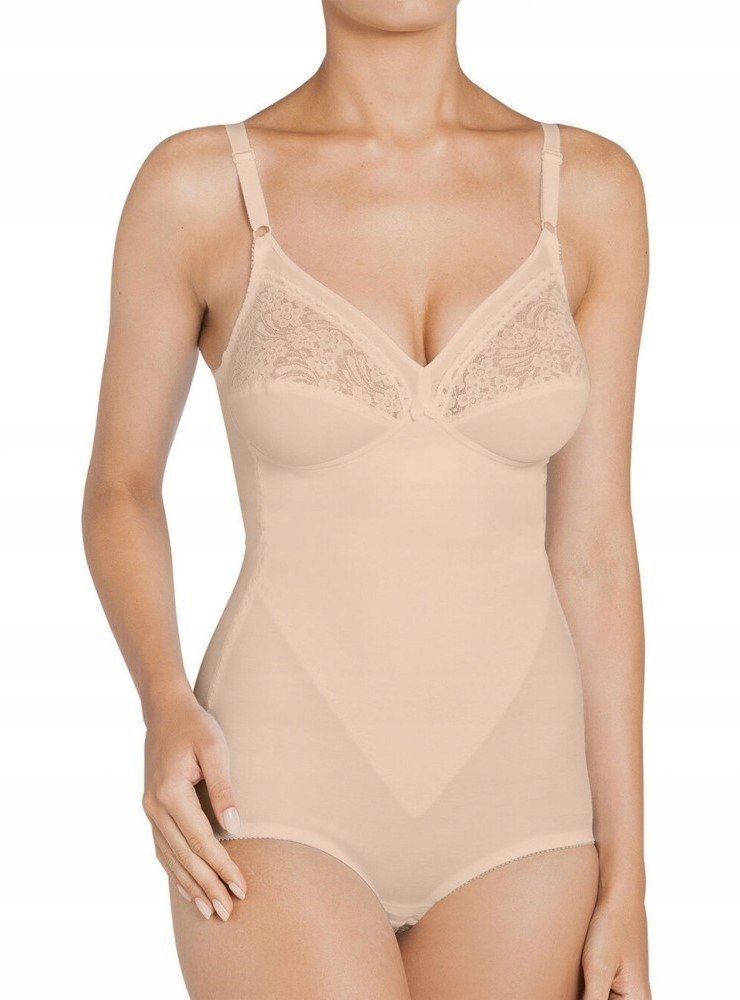 Triumph Body Wyszczuplające Damskie Beżowe Z Koronką 85B J2A