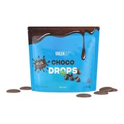 Zdrowa żywność - Czekoladki konopne bez cukru Green Out® Choco Drops, mleczna czekolada - miniaturka - grafika 1