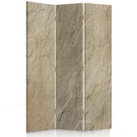 Parawany - Parawan pokojowy FEEBY, Imitacja tynku, Obrotowy 110x170cm 3-częściowy - miniaturka - grafika 1