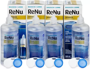 Bausch&Lomb amp Lomb Płyn ReNu Advanced 4x 360 ml - Płyny do soczewek kontaktowych - miniaturka - grafika 2