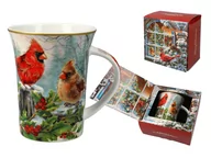 Ozdoby bożonarodzeniowe - Kubek świąteczny - Zimowe ptaszki (CARMANI) - miniaturka - grafika 1