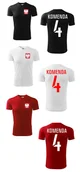 Koszulki sportowe męskie - Treningowa Koszulka POLAND Marcin KOMENDA 4 jr - miniaturka - grafika 1