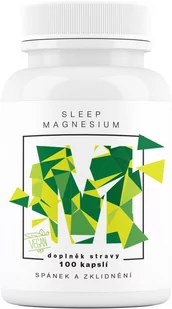 BrainMax Sleep Magnesium, 800 mg, 100 kapsułek - Witaminy i minerały - miniaturka - grafika 1