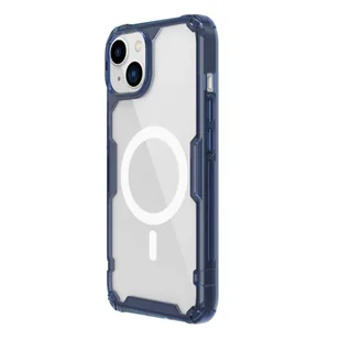 Nillkin Nature Pro Magnetic Case etui iPhone 14 magnetyczny pokrowiec MagSafe niebieski - Etui i futerały do telefonów - miniaturka - grafika 3