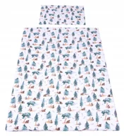 Pościel dla dzieci - BabyLux Pościel Z Wypełnieniem Do Łóżeczka 120x60 Dziecięca Muślin 120X90cm - miniaturka - grafika 1