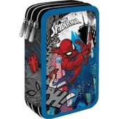 Piórniki - Piórnik potrójny z wyposażeniem Disney Core Jumper 3 Spiderman - miniaturka - grafika 1
