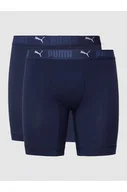 Majtki damskie - Obcisłe bokserki z detalami z logo w zestawie 2 szt. - Puma - miniaturka - grafika 1