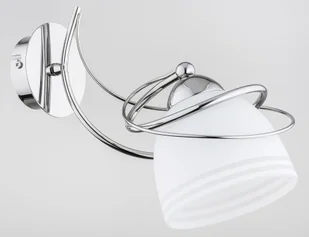 Kinkiet Reto 1 x 60 W E27 chrom/biały 26270 - Lampy ścienne - miniaturka - grafika 1