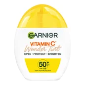 Kremy do twarzy - Garnier Vitamin C Wonder Tint All-In-1 Tinted Fluid tonujący krem do twarzy SPF50+ Light Jasny 40 ml - miniaturka - grafika 1