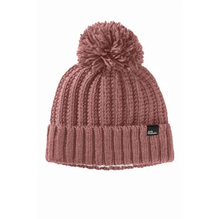 Czapka na zimę Jack Wolfskin HIGHLOFT KNIT BEANIE W afterglow - S - Czapki męskie - miniaturka - grafika 1