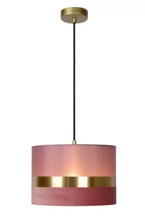 Lucide Extravaganza Tusse 10409/01/66 lampa wisząca zwis 1x40W E27 różowa - Lampy sufitowe - miniaturka - grafika 1