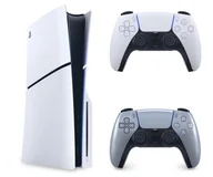 Konsole Playstation - Sony PlayStation 5 Slim + DualSense Sterling Silver - miniaturka - grafika 1