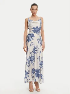Guess Sukienka wieczorowa W5GT10 WF1T2 Écru Slim Fit - Sukienki - miniaturka - grafika 1