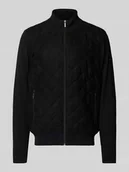 Swetry męskie - Kurtka z kieszeniami zapinanymi na zamek błyskawiczny - miniaturka - grafika 1