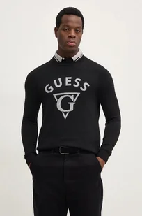 Guess sweter EDGAR męski kolor czarny lekki M4BR06.Z3H82 - Swetry męskie - miniaturka - grafika 1