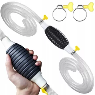 Pompka Paliwa Gruszka RĘCZNA Wody Pompa+ Wąż 200CM TB-M02 - Pompy paliwa - miniaturka - grafika 1