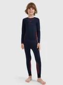 Piżamy chłopięce - Chłopięca bielizna termoaktywna komplet 4F 4FJRAW25USEAM265 - granatowa - 4F JUNIOR - miniaturka - grafika 1