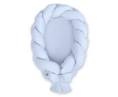 Kokony niemowlęce - Kokon Niemowlęcy Pleciony 2 W 1- Niebieski - miniaturka - grafika 1