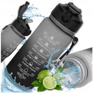 Shakery i bidony sportowe - Butelka motywacyjna TRESSARI bidon TRITAN z uchwytem 600ml na wodę BPA FREE - miniaturka - grafika 1