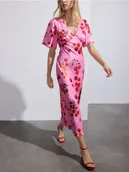 Sukienki - Reserved - Sukienka z wiskozy - wielobarwny - miniaturka - grafika 1