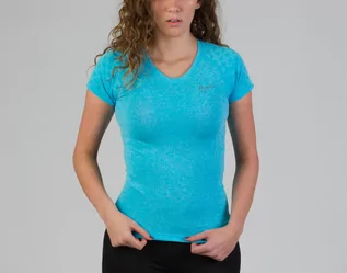 Koszulki i topy damskie - ROGELLI SEAMLESS damska koszulka sportowa, niebieska 801.272 - grafika 1