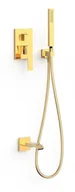 Zestawy prysznicowe - Zestaw podtynkowy TRES Slim wannowy i prysznicowy 24-K Złoto 20228007OR - miniaturka - grafika 1